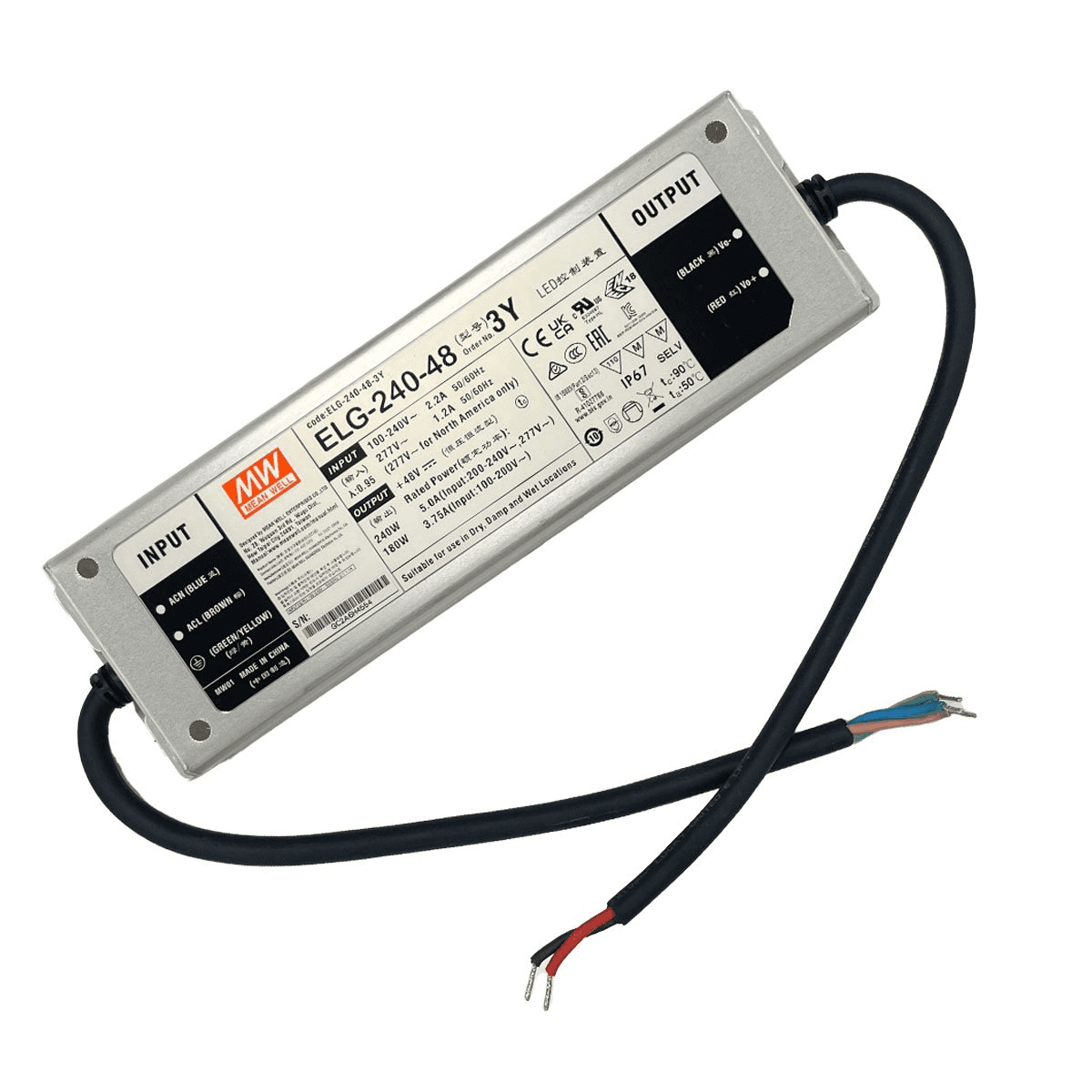 Driver 240W 48Vdc IP67