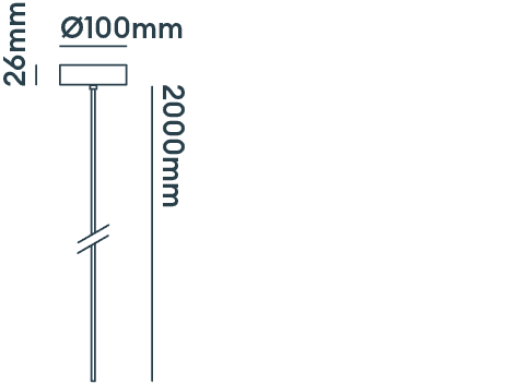 Linear Cell Black Ceiling Rose Kit image 3
