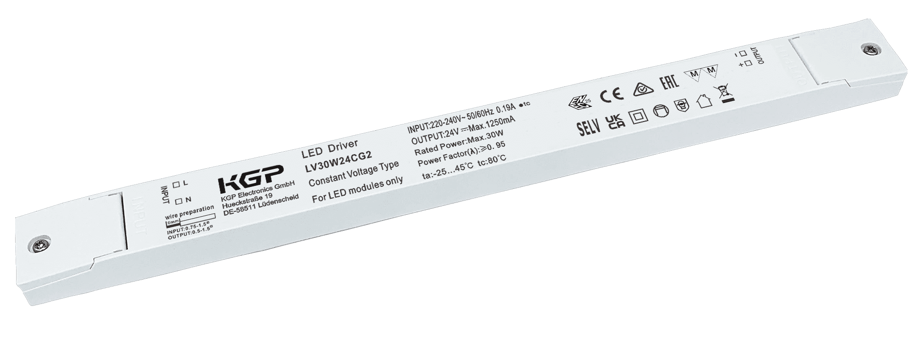 Driver 60W 24Vdc IP20